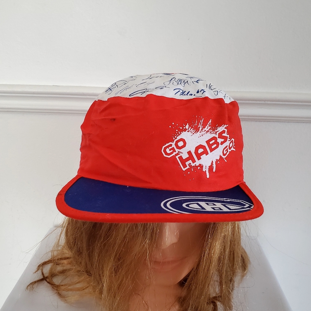 Vintage  Montreal CANADIENS  Hockey Painter Cap